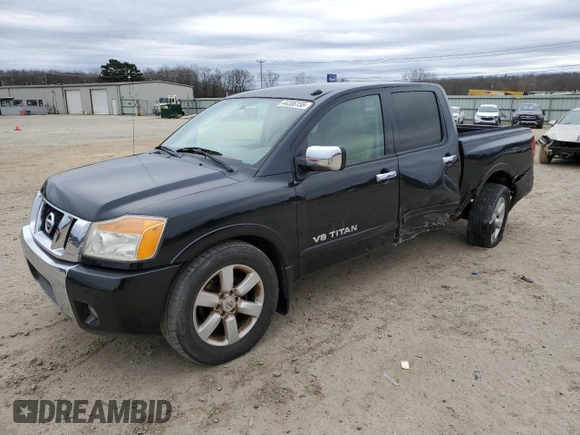 2010 Nissan Titan SE with VIN 1N6BA0ED1AN300083, listed as a Copart auction lot 44336155 with 204,382 mi miles and Salvage Title. Bid and sale history available at DreamBid. Image 1.
