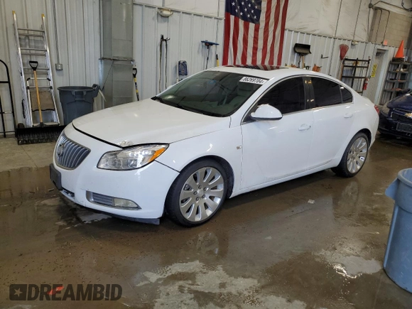 2011 Buick Regal CXL Turbo TO7 with VIN W04G15GV3B1079987, listed as a Copart auction lot 86269704 with 197,288 mi miles and Clean Title. Bid and sale history available at carsss.com. Image 1.