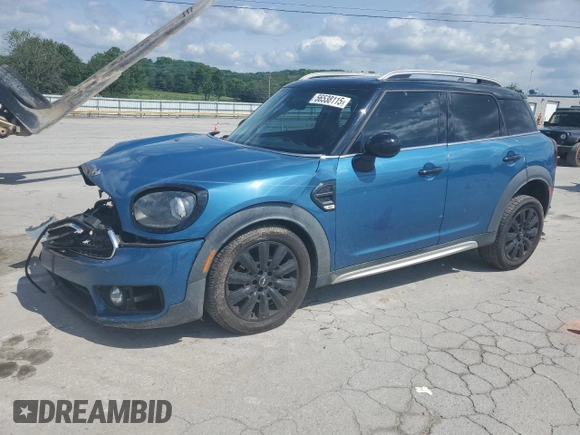 2018 MINI Countryman Cooper with VIN WMZYS7C36J3E08906, listed as a Copart auction lot 56538115 with 129,473 mi miles and Salvage title. Bid and sale history available at DreamBid. Image 1.
