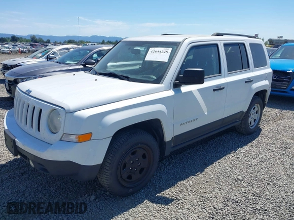 2014 Jeep Patriot Sport with VIN 1C4NJPBA6ED511990, listed as a IAAI auction lot 42644248 with 113,296 mi miles and . Bid and sale history available at DreamBid. Image 2.