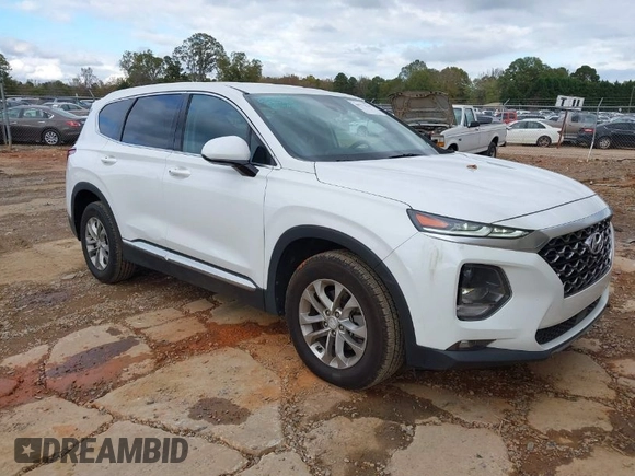 2020 Hyundai Santa Fe SEL w/SULEV with VIN 5NMS33AD9LH299253, listed as a IAAI auction lot 40772329 with 59,710 mi miles. Bid and sale history available at carsss.com. Image 1.