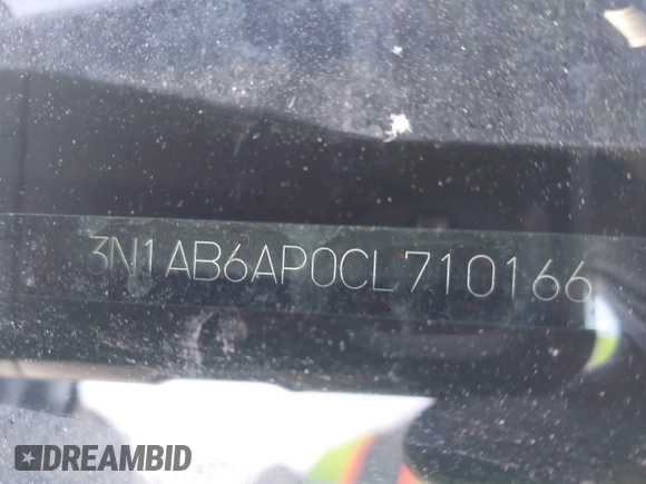 2012 Nissan Sentra SR with VIN 3N1AB6AP0CL710166, listed as a IAAI auction lot 42142125 with Not Provided miles and . Bid and sale history available at DreamBid. Image 11.