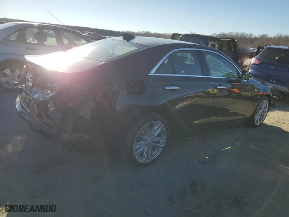 2024 Cadillac CT4 Premium Luxury with VIN 1G6DB5RK9R0100675, listed as a Copart auction lot 87796505 with 11,621 mi miles and Salvage Title. Bid and sale history available at carsss.com. Image 3.