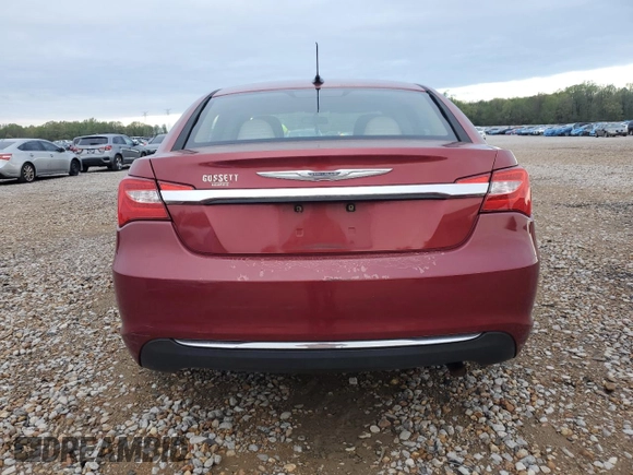 2012 Chrysler 200 Touring with VIN 1C3CCBBB8CN135561, listed as a Copart auction lot 51231825 with 170,289 mi miles and Salvage Title. Bid and sale history available at DreamBid. Image 6.