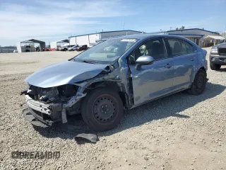 2021 Toyota Corolla LE with VIN JTDEPMAE0MJ164464, listed as a Copart auction lot 51067825 with 37,299 mi miles and Salvage Title. Bid and sale history available at DreamBid. Image 1.