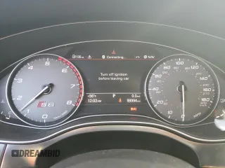 2014 Audi S6 Prestige with VIN WAUF2AFC5EN055448, listed as a Copart auction lot 73227954 with 98,994 mi miles and Salvage Title. Bid and sale history available at carsss.com. Image 9.