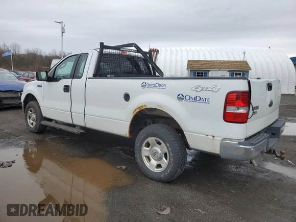 2004 Ford F-150 XL with VIN 1FTRF14W24NA80971, listed as a Copart auction lot 48242325 with 150,293 mi miles and Salvage Title. Bid and sale history available at DreamBid. Image 2.