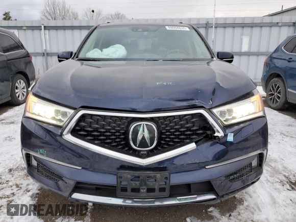 2017 Acura MDX Advance z VIN 5FRYD4H84HB506788, wystawiony jako Copart lot #88094635 z przebiegiem 107 385 mil mil oraz Szkoda całkowita • Salvage title. Historia ofert i sprzedaży dostępna na DreamBid. Obrazek 5.