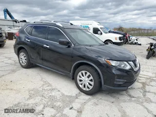 2017 Nissan Rogue S with VIN JN8AT2MT9HW130352, listed as a Copart auction lot 53436805 with 76,531 mi miles and Clean Title. Bid and sale history available at carsss.com. Image 4.