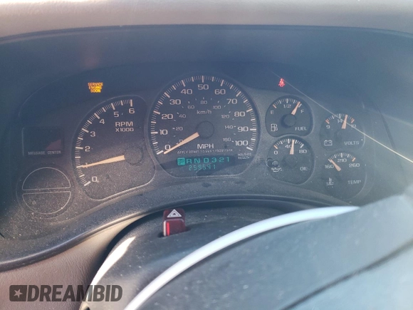 2002 Chevrolet Tahoe LT with VIN 1GNEC13Z92R152085, listed as a Copart auction lot 88477495 with 259,541 mi miles and Salvage Title. Bid and sale history available at carsss.com. Image 9.
