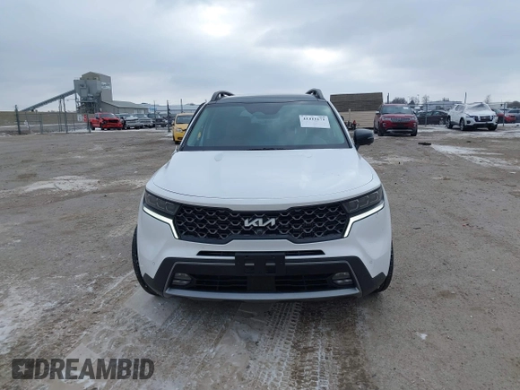 2023 Kia Sorento X-Line SX Prestige with VIN 5XYRKDLF1PG234483, listed as a IAAI auction lot 41411671 with 19,339 mi miles. Bid and sale history available at carsss.com. Image 12.