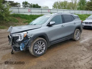 2024 GMC Terrain SLT с VIN 3GKALVEGXRL270159, выставлен на аукционе Copart как лот 57307755 с пробегом 10 336 миль миль и Списание • Salvage title. История ставок и продаж доступна на DreamBid. Изображение 1.