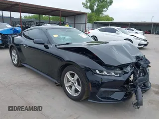 2024 Ford Mustang EcoBoost with VIN 1FA6P8TH1R5105612, listed as a IAAI auction lot 42373472 with 36,594 mi miles and . Bid and sale history available at DreamBid. Image 1.