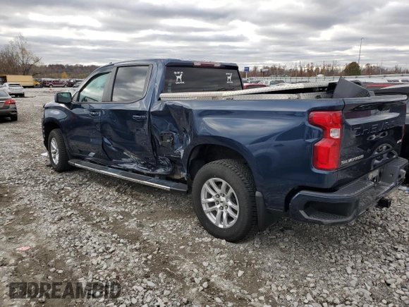 2021 Chevrolet Silverado 1500 RST with VIN 1GCUYEED7MZ273974, listed as a Copart auction lot 81060014 with 102,210 mi miles and Salvage Title. Bid and sale history available at carsss.com. Image 2.