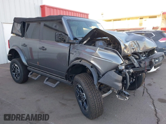 2021 Ford Bronco with VIN 1FMDE5BH2MLB07425, listed as a IAAI auction lot 41157085 with Not provided miles and . Bid and sale history available at DreamBid. Image 1.
