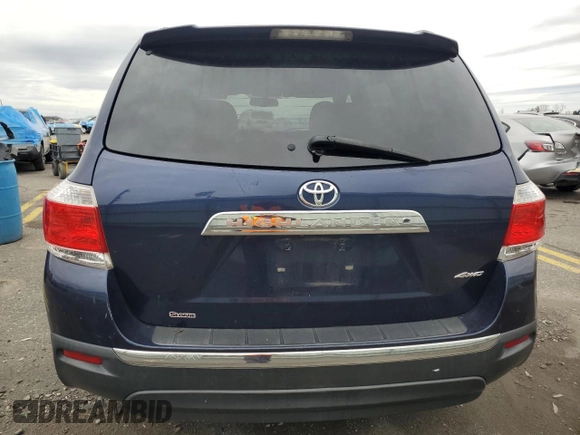 2012 Toyota Highlander Limited with VIN 5TDDK3EH4CS161514, listed as a Copart auction lot 51595545 with 162,068 mi miles and Salvage Title. Bid and sale history available at carsss.com. Image 6.