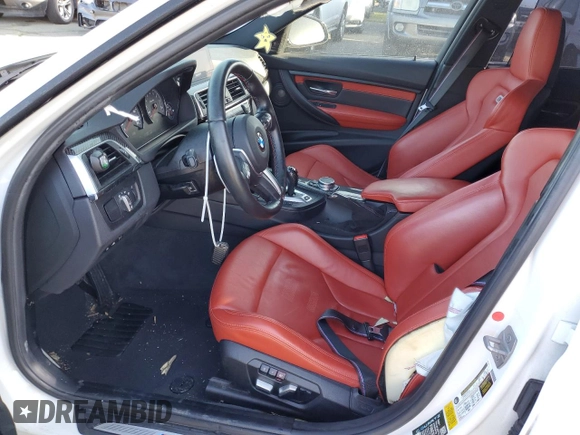 2017 BMW M3 with VIN WBS8M9C51H5G42191, listed as a Copart auction lot 44309983 with 56,365 mi miles. Bid and sale history available at carsss.com. Image 7.