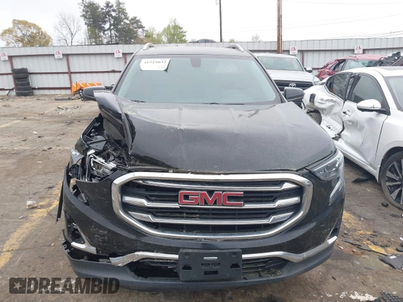 2019 GMC Terrain SLT with VIN 3GKALPEV1KL345315, listed as a IAAI auction lot 41919032 with 105,614 mi miles. Bid and sale history available at carsss.com. Image 12.