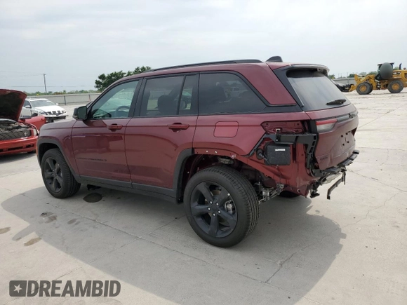 2025 Jeep Grand Cherokee Limited z VIN 1C4RJHBG2SC302582, wystawiony jako Copart lot #53575215 z przebiegiem 1 231 mil mil oraz Szkoda całkowita • Salvage title. Historia ofert i sprzedaży dostępna na DreamBid. Obrazek 2.