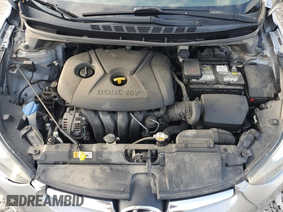 2016 Hyundai Elantra SE with VIN 5NPDH4AE9GH680845, listed as a Copart auction lot 64576225 with 164,485 mi miles and Clean title. Bid and sale history available at DreamBid. Image 11.