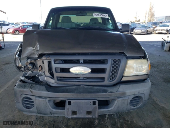 2009 Ford Ranger XL with VIN 1FTYR10D79PA19988, listed as a Copart auction lot 49433045 with 201,072 mi miles and Salvage Title. Bid and sale history available at carsss.com. Image 5.