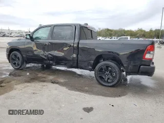 2022 Ram 1500 Big Horn with VIN 1C6RREMT9NN265838, listed as a Copart auction lot 88808215 with 88,050 mi miles and Salvage Title. Bid and sale history available at carsss.com. Image 2.