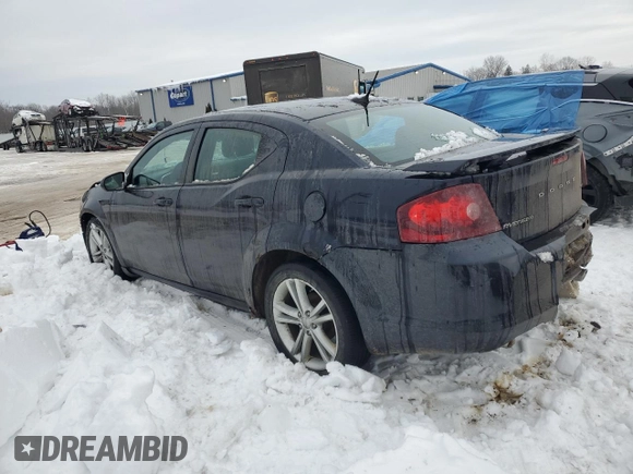 2012 Dodge Avenger SXT Plus with VIN 1C3CDZEG8CN244048, listed as a Copart auction lot 44672875 with 176,067 mi miles and Non Repairable. Bid and sale history available at carsss.com. Image 2.