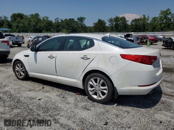 2013 Kia Optima EX with VIN 5XXGN4A75DG119721, listed as a Copart auction lot 62309245 with Not provided miles and Clean title. Bid and sale history available at DreamBid. Image 2.