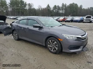 2016 Honda Civic Sedan EX with VIN 19XFC2F76GE246652, listed as a Copart auction lot 52642235 with 80,858 mi miles and Salvage Title. Bid and sale history available at carsss.com. Image 4.