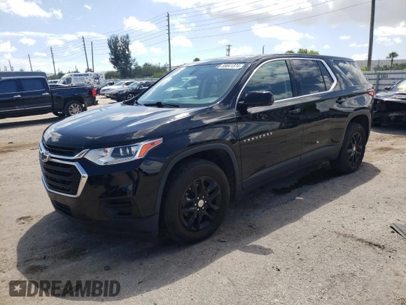 2019 Chevrolet Traverse LS with VIN 1GNERFKW8KJ180431, listed as a Copart auction lot 69841374 with 98,065 mi miles and Non Repairable. Bid and sale history available at carsss.com. Image 1.