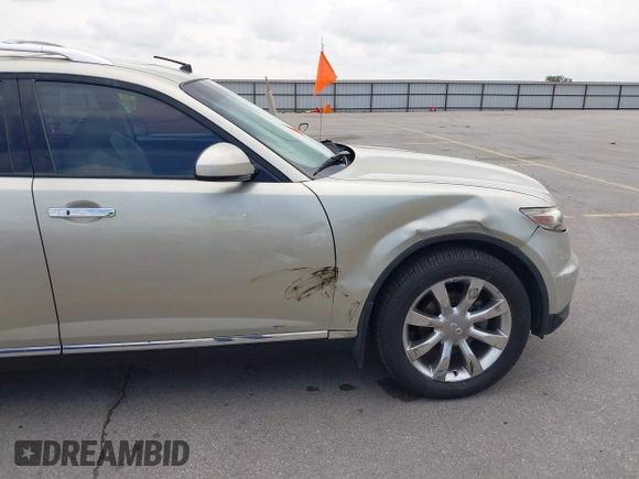 2007 Infiniti FX with VIN JNRAS08W77X205825, listed as a IAAI auction lot 42355789 with 146,275 mi miles and . Bid and sale history available at DreamBid. Image 6.