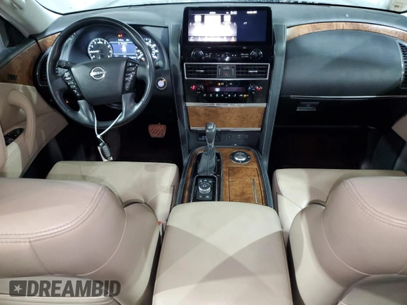 2022 Nissan Armada SL with VIN JN8AY2BA8N9393851, listed as a Copart auction lot 47651685 with 60,213 mi miles and Clean Title. Bid and sale history available at carsss.com. Image 8.