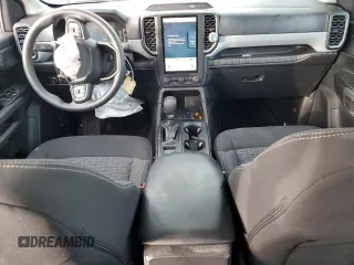 2024 Ford Ranger XL with VIN 1FTER4PH1RLE27021, listed as a Copart auction lot 43577965 with 7,685 mi miles and Salvage Title. Bid and sale history available at carsss.com. Image 8.
