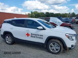 2023 GMC Terrain SLE with VIN 3GKALTEG3PL210144, listed as a IAAI auction lot 40461807 with 1 mi miles. Bid and sale history available at carsss.com. Image 13.