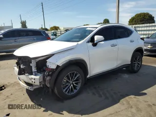 2022 Lexus NX with VIN 2T2GGCEZ2NC005342, listed as a Copart auction lot 47137425 with 33,427 mi miles and Salvage Title. Bid and sale history available at carsss.com. Image 1.