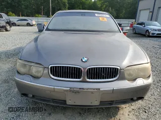 2002 BMW 7 Series 745Li with VIN WBAGN63492DR04469, listed as a Copart auction lot 59688915 with Not provided miles and Clean title. Bid and sale history available at DreamBid. Image 5.