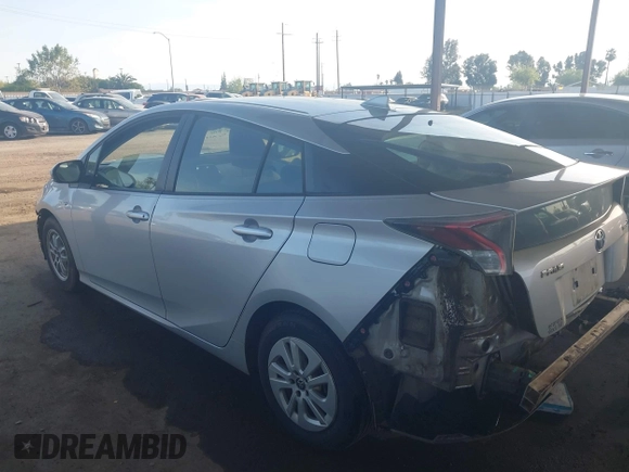 2016 Toyota Prius Two with VIN JTDKBRFU0G3505479, listed as a IAAI auction lot 41977008 with 218,630 mi miles and . Bid and sale history available at DreamBid. Image 3.