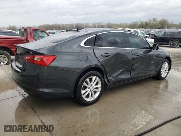 2017 Chevrolet Malibu LT with VIN 1G1ZE5ST6HF293529, listed as a Copart auction lot 51223595 with 100,256 mi miles and Salvage Title. Bid and sale history available at DreamBid. Image 3.