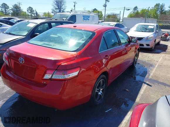 2011 Toyota Camry LE with VIN 4T1BF3EK5BU136635, listed as a IAAI auction lot 41860083 with 221,523 mi miles. Bid and sale history available at carsss.com. Image 4.