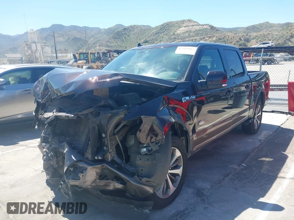 2019 Ford F-150 XL with VIN 1FTEW1C49KFA81198, listed as a IAAI auction lot 42212117 with 82,899 mi miles and . Bid and sale history available at DreamBid. Image 18.