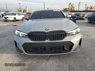 2023 BMW 3 Series 330i with VIN 3MW69FF01P8D71708, listed as a Copart auction lot 45745505 with 22,980 mi miles and Salvage Title. Bid and sale history available at carsss.com. Image 5.