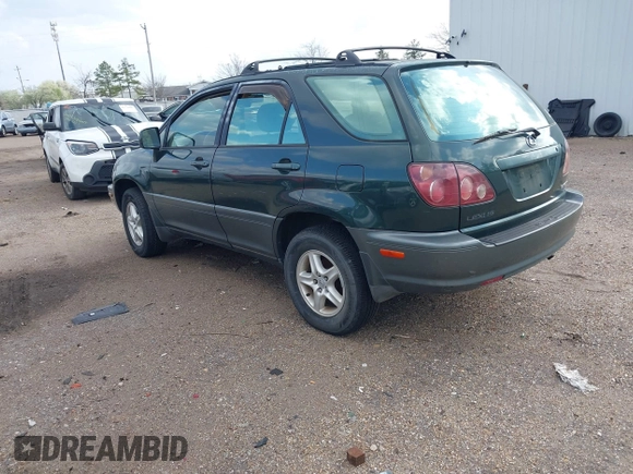 1999 Lexus RX 300 Luxury SUV with VIN JT6HF10U0X0034001, listed as a IAAI auction lot 41804468 with 166,072 mi miles. Bid and sale history available at carsss.com. Image 3.
