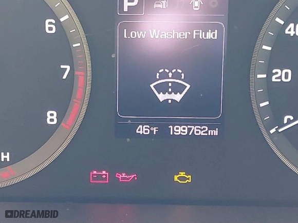 2016 Hyundai Sonata 2.4L SE with VIN 5NPE24AF9GH349844, listed as a IAAI auction lot 41310956 with 199,762 mi miles. Bid and sale history available at carsss.com. Image 15.