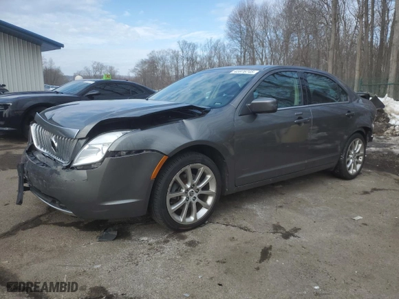 2010 Mercury Milan Premier with VIN 3MEHM0CG1AR636166, listed as a Copart auction lot 45976745 with 67,789 mi miles and Salvage Title. Bid and sale history available at carsss.com. Image 1.