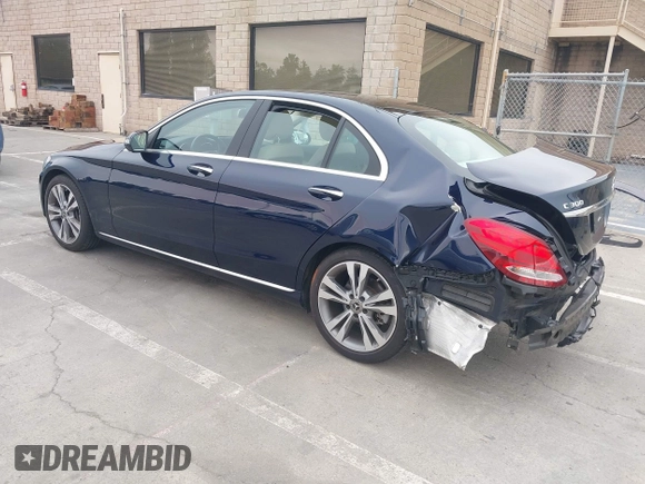 2018 Mercedes-Benz C 300 with VIN WDDWF4JB5JR416368, listed as a IAAI auction lot 42474237 with 42,861 mi miles and . Bid and sale history available at DreamBid. Image 3.