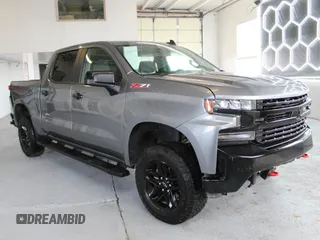 2021 Chevrolet Silverado 1500 LT Trail Boss with VIN 1GCPYFEL6MZ260014, listed as a Copart auction lot 53694775 with 38,504 mi miles and Salvage Title. Bid and sale history available at carsss.com. Image 1.