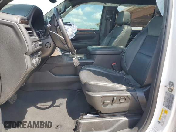 2021 Chevrolet Suburban Premier с VIN 1GNSCFKD4MR299990, выставлен на аукционе Copart как лот 54847005 с пробегом 93 384 миль миль и Списание • Salvage title. История ставок и продаж доступна на DreamBid. Изображение 7.