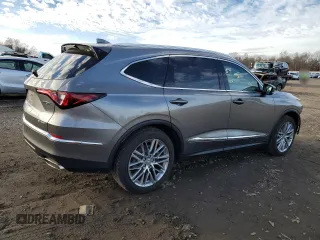 2023 Acura MDX w/Advance Package with VIN 5J8YE1H82PL024069, listed as a Copart auction lot 86556144 with 13,836 mi miles and Salvage Title. Bid and sale history available at carsss.com. Image 3.