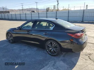 2020 Infiniti Q50 Pure with VIN JN1EV7AP5LM204983, listed as a Copart auction lot 80509274 with 13,029 mi miles and Salvage title. Bid and sale history available at DreamBid. Image 2.