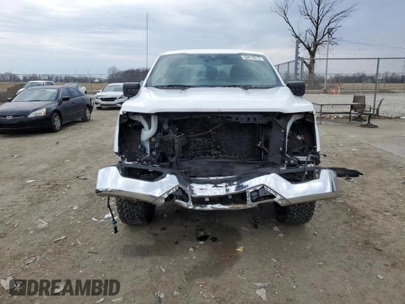 2021 Ford F-150 XL with VIN 1FTFW1E57MFA70391, listed as a Copart auction lot 50813215 with 97,790 mi miles and Salvage Title. Bid and sale history available at carsss.com. Image 5.